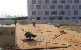 深圳南方科技大学木塑露台