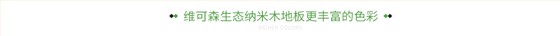 维可森生态纳米木地板更丰富的色彩 维可森生态纳米木地板更丰富的色彩