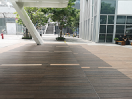 维可森石英塑地板:户外空间的理想选择
