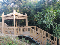 维可木石英木栏杆:户外空间的优雅守护者