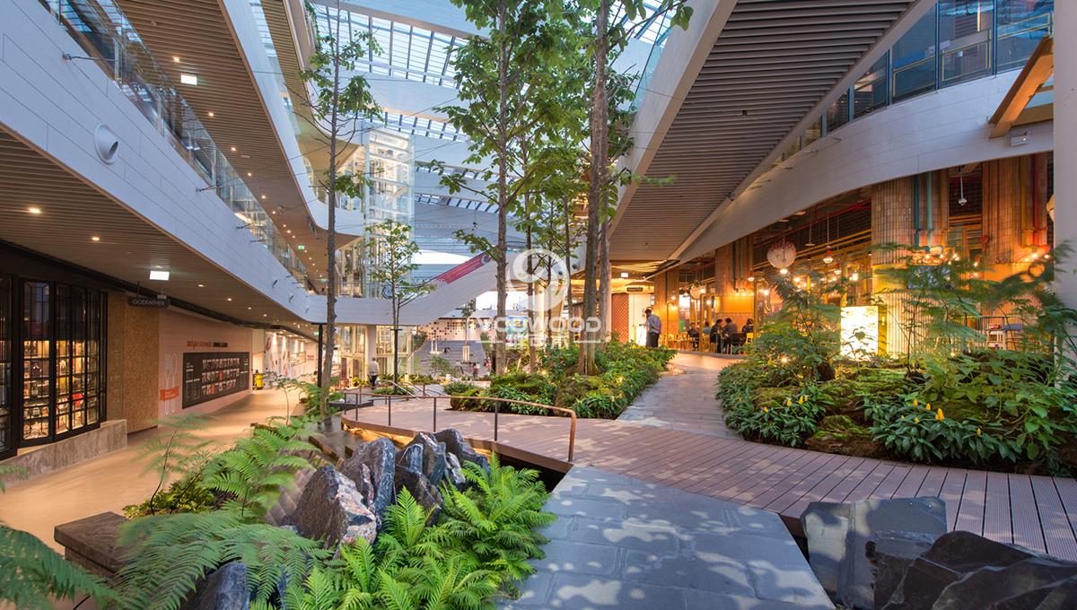 泰国mega food walk商业街木塑街道 (4)