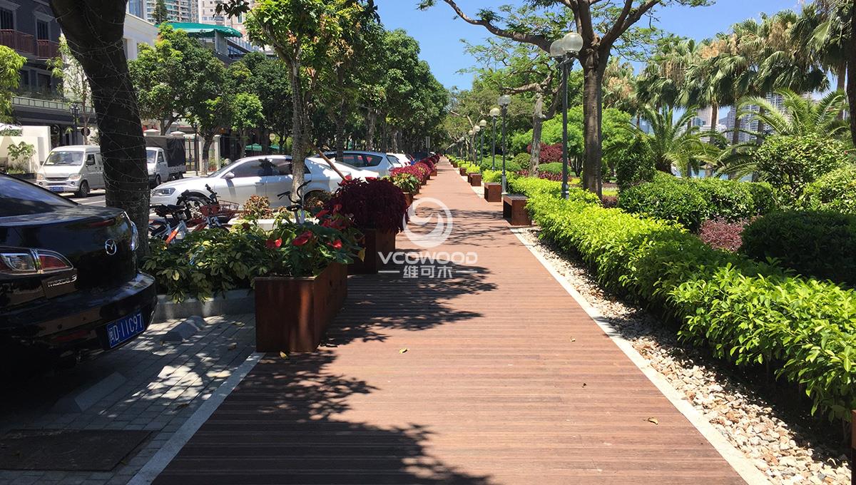 厦门酒吧街重竹木地板 (3)