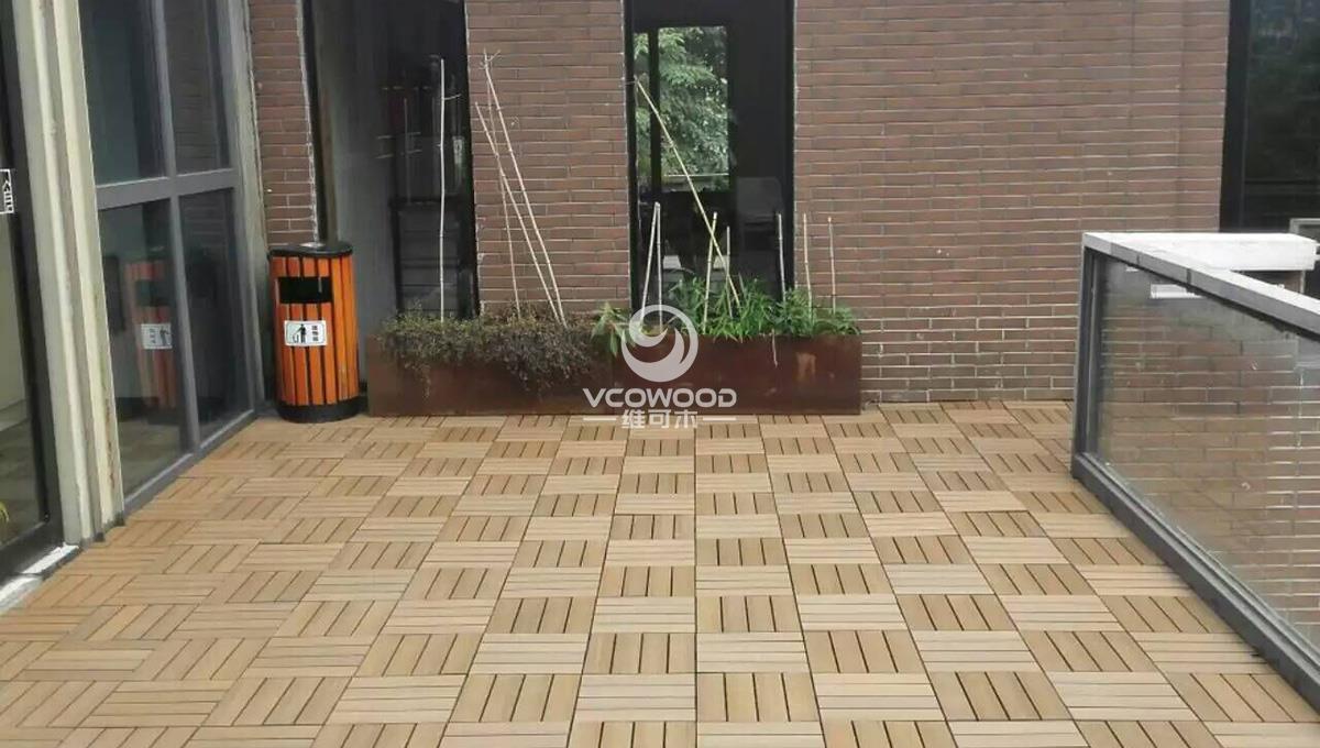 北京刘女士私宅生态木DIY地板 (2)